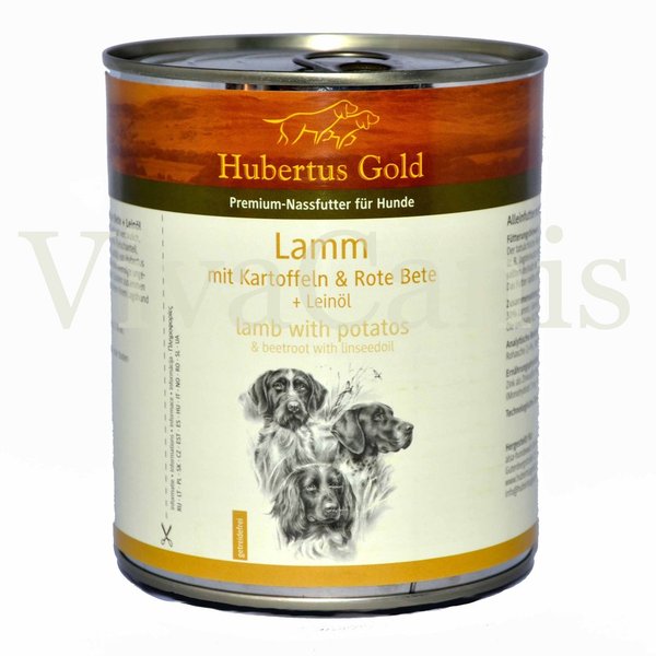 Hubertus Gold ® Premium Nahrung Lamm mit Kartoffeln und Rote Beete