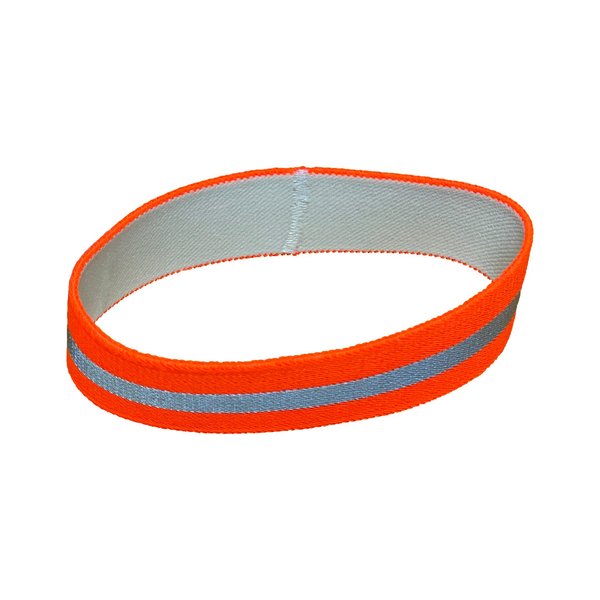 Warnhalsung / Reflexband, genäht Orange